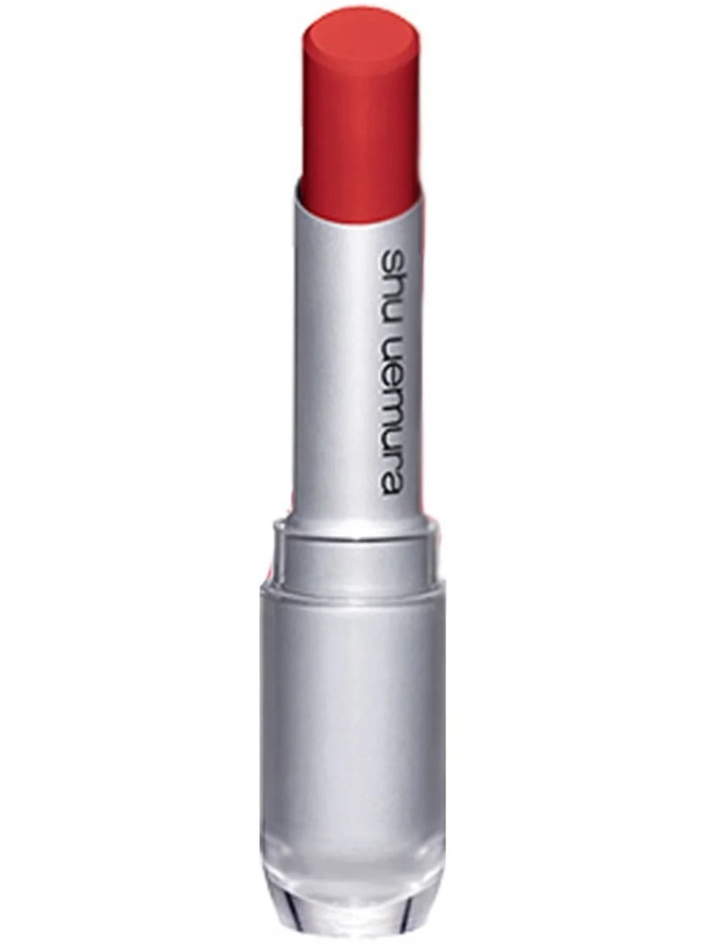 Shu Uemura DISCONTINUED rouge unlimited satin lipstick RD144 red hydrating matte
